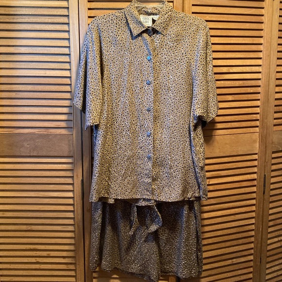 Vintage Coach Camel Graphics Print Skorts/Shorts - Picture 1 of 12